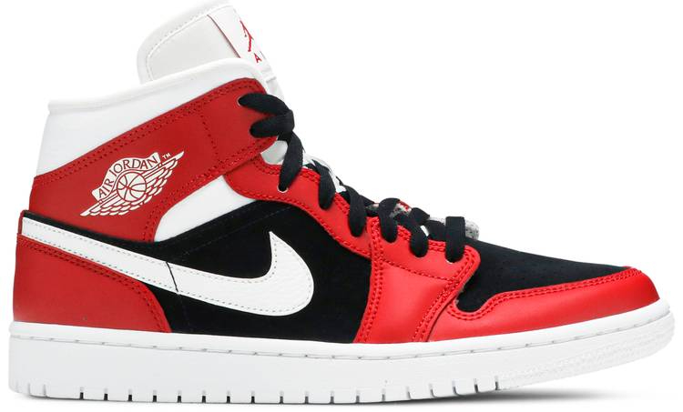 Air Jordan 1 Mid Gym Red Black BQ6472-601